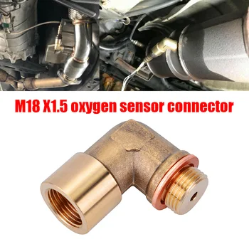 M18 x 1,5 Alamă Adaptor Conector Kit de Evacuare de 90 de Grade Lambda O2 Senzor de Oxigen Garnitura Extender Instrument