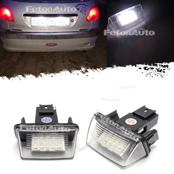 Masina de înmatriculare lumina pentru Citroen C3 C4 C5 Saxo Berlingo Xsara Picasso, Peugeot 206 207 306 307 308 5008LED lumină de inmatriculare