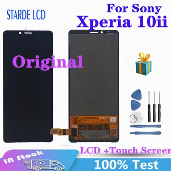 Original Display Oled Pentru Sony Xperia 10 II Ecran LCD XQ-AU51 XQ-AU52 Digitizer Înlocuirea Ansamblului Pentru Sony X10 II LCD