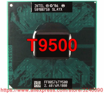 Original intel Core 2 Duo T9500 CPU (6M Cache, 2.60 GHz, 800 MHz , Cu 2 Nuclee) procesorul Laptop-transport gratuit