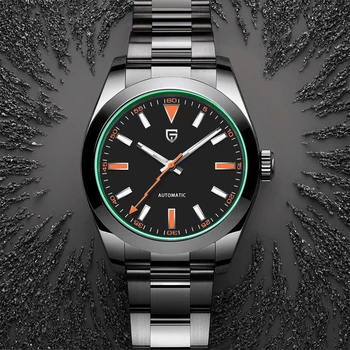 PAGANI DESIGN Verde de Sticlă de Safir pentru Bărbați Ceasuri Mecanice de Lux Ceas Automatic Barbati NH35A din Oțel Inoxidabil de Scufundări Sporturi Ceas