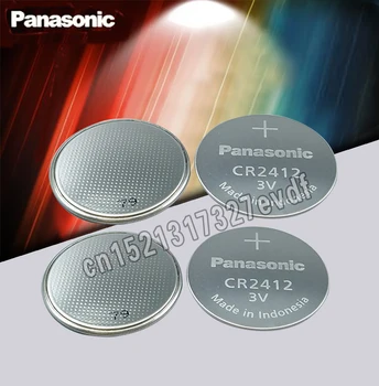 Panasonic Original 4buc 3V Baterie Buton CR2412 Lithium Coin watch Brelocuri Baterie Pentru ceas swatch