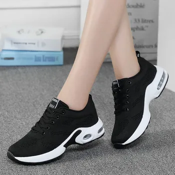 Pantofi Sport Femei Pantofi Casual Respirabil În Aer Liber Lumina Greutate Pantofi Sport Casual, De Mers Pe Jos Platforma Doamnelor Adidasi Black2021
