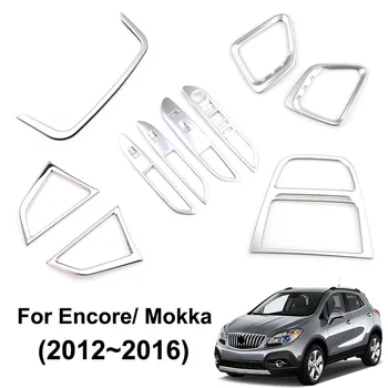 Pentru Buick Encore/Opel/Vauxhall Mokka 2013 2014 2015 2016 Crom Interior De Aerisire Comutatorul Capacul Panoului Ornamental Decor De Styling Auto
