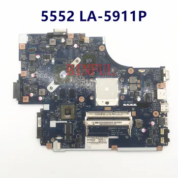 Placa de baza Pentru ACER 5552G 5551G 5551 NEW75 LA-5911P Laptop Placa de baza HD6470M/512MB Pentru AMD 216-0809000 GPU DDR3 100%Testate Complet
