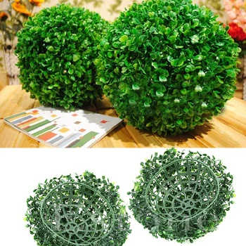 Plante Artificiale Mingea Copac Planta Verde Minge De Nunta Decor Acasă Decoratiuni De Exterior Ornament De Plastic Fals Iarba Verde Bile