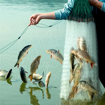 Prinde Pește Setci Trei straturi Scufundarea Net Nu se Încurcă Pescuit Râu Capcană Pentru a Prinde Pește Artefact