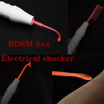 SM Șoc Electric Twilight Stick Bagheta Sex Kit Body Masaj Penis/Biberon/Clitoris Electro Stimulare Sclav Sex Instrument Pentru Cuplu