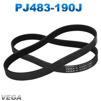 VEGA V-Belt PJ483 190J Curea de Cauciuc 3/4/5/6/7 Coaste Pentru DIY RC Model Motor Curea de Transmisie