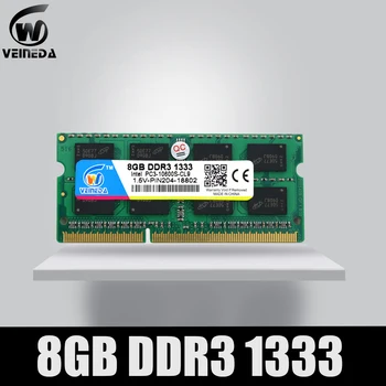 VEINEDA 8GB 4GB DDR3 Memorie Ram ddr3 1333 PC3-10600 Sodimm Ram ddr 3 Pentru Notebook