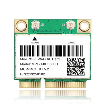 Wifi 6E 2400Mbps AX210 MPE-AXE3000H Wireless Mini PCI-E Card De BT 5.2 802.11 AX 2.4 G/5G/6Ghz Rețea Wlan Adaptor de Card